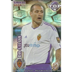 Da Silva Top Blue Horizontal Stripes Zaragoza 565 Las Fichas de la Liga 2012 Official Quiz Game Collection