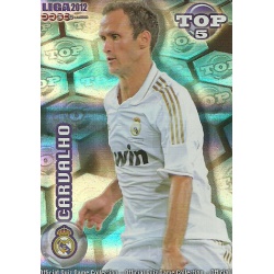 Ricardo Carvalho Top Blue Horizontal Stripes Real Madrid 569 Las Fichas de la Liga 2012 Official Quiz Game Collection