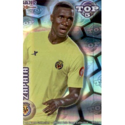 Zapata Top Blue Horizontal Stripes Villarreal 575 Las Fichas de la Liga 2012 Official Quiz Game Collection