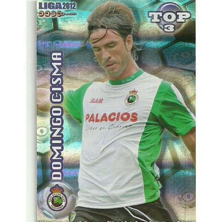 Domingo Cisma Top Blue Horizontal Stripes Racing 580 Las Fichas de la Liga 2012 Official Quiz Game Collection