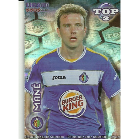 Mané Top Blue Horizontal Stripes Getafe 583 Las Fichas de la Liga 2012 Official Quiz Game Collection