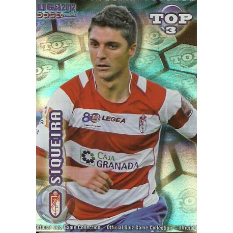 Siqueira Top Blue Horizontal Stripes Granada 585 Las Fichas de la Liga 2012 Official Quiz Game Collection