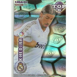 Khedira Top Blue Horizontal Stripes Real Madrid 587 Las Fichas de la Liga 2012 Official Quiz Game Collection