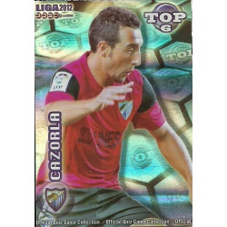 Cazorla Top Azul Rayas Horizontales Málaga 591 Las Fichas de la Liga 2012 Official Quiz Game Collection