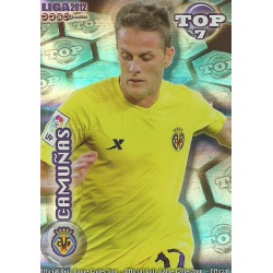 Camuñas Top Blue Horizontal Stripes Villarreal 597 Las Fichas de la Liga 2012 Official Quiz Game Collection
