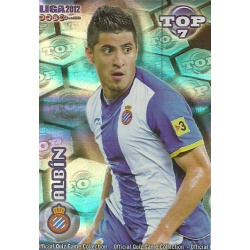 Albín Top Blue Horizontal Stripes Espanyol 600 Las Fichas de la Liga 2012 Official Quiz Game Collection