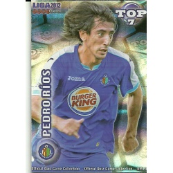 Pedro Rios Top Blue Horizontal Stripes Getafe 603 Las Fichas de la Liga 2012 Official Quiz Game Collection