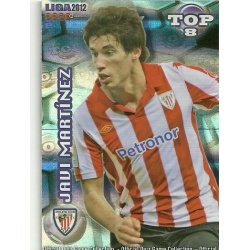 Javi Martínez Top Blue Horizontal Stripes Athletic Club 608 Las Fichas de la Liga 2012 Official Quiz Game Collection
