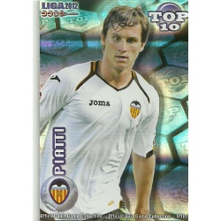 Piatti Top Blue Horizontal Stripes Valencia 615 Las Fichas de la Liga 2012 Official Quiz Game Collection