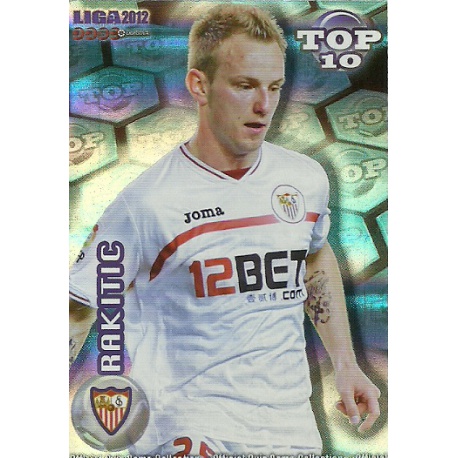 Rakitic Top Blue Horizontal Stripes Sevilla 616 Las Fichas de la Liga 2012 Official Quiz Game Collection