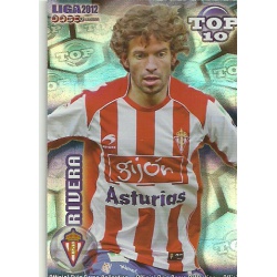 Rivera Top Blue Horizontal Stripes Sporting Gijón 618 Las Fichas de la Liga 2012 Official Quiz Game Collection