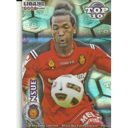 Nsue Top Blue Horizontal Stripes Mallorca 620 Las Fichas de la Liga 2012 Official Quiz Game Collection