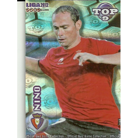 Nino Top Blue Horizontal Stripes Osasuna 629 Las Fichas de la Liga 2012 Official Quiz Game Collection