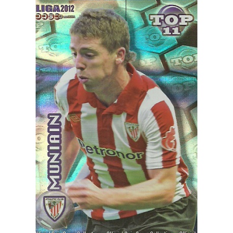 Muniain Top Azul Rayas Horizontales Athletic Club 634 Las Fichas de la Liga 2012 Official Quiz Game Collection