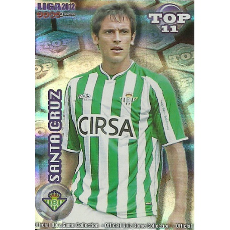 Santa Cruz Top Blue Horizontal Stripes Betis 637 Las Fichas de la Liga 2012 Official Quiz Game Collection