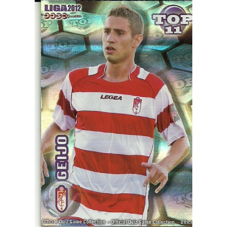 Geijó Top Blue Horizontal Stripes Granada 639 Las Fichas de la Liga 2012 Official Quiz Game Collection