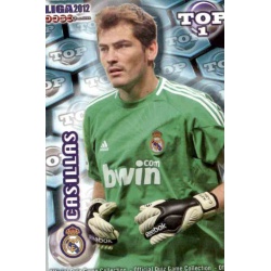 Casillas Top Azul Mate Real Madrid 542 Las Fichas de la Liga 2012 Official Quiz Game Collection