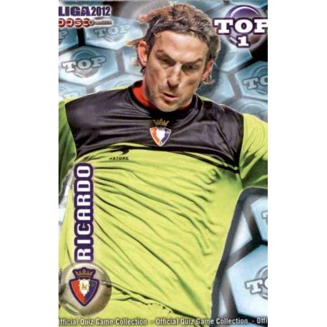 Ricardo Top Azul Mate Osasuna 544 Las Fichas de la Liga 2012 Official Quiz Game Collection
