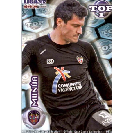 Munúa Top Azul Mate Levante 548 Las Fichas de la Liga 2012 Official Quiz Game Collection