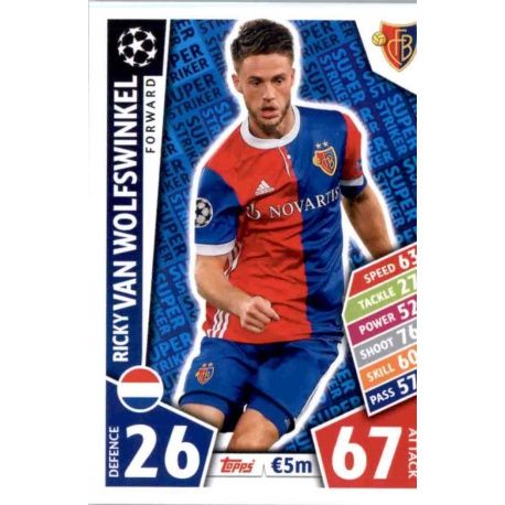 Ricky van Wolfswinkel Super Strikers SS18 Match Attax Champions 2017-18
