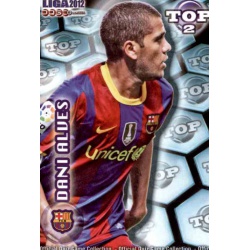 Dani Alves Top Azul Mate Barcelona 550 Las Fichas de la Liga 2012 Official Quiz Game Collection