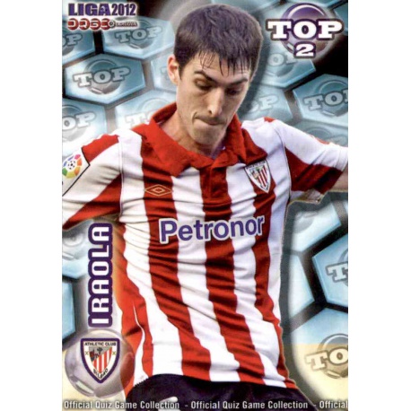 Iraola Top Azul Mate Athletic Club 552 Las Fichas de la Liga 2012 Official Quiz Game Collection
