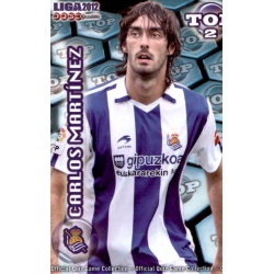 Carlos Martínez Top Azul Mate Real Sociedad 553 Las Fichas de la Liga 2012 Official Quiz Game Collection