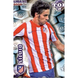 Sílvio Top Azul Mate Atlético Madrid 554 Las Fichas de la Liga 2012 Official Quiz Game Collection
