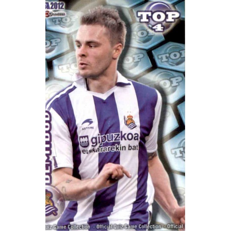 Demidov Top Azul Mate Real Sociedad 562 Las Fichas de la Liga 2012 Official Quiz Game Collection