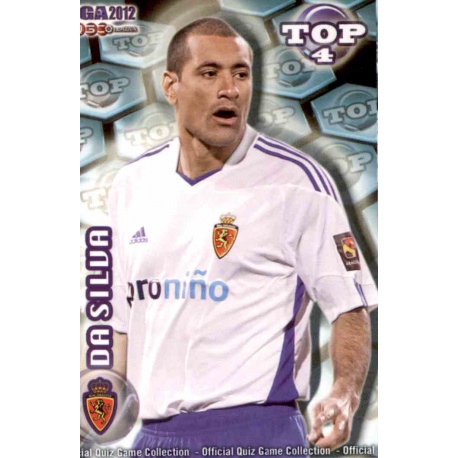 Da Silva Top Azul Mate Zaragoza 565 Las Fichas de la Liga 2012 Official Quiz Game Collection