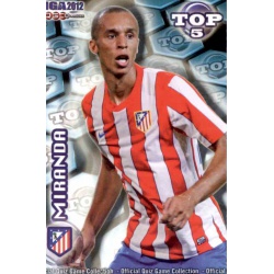 Miranda Top Azul Mate Atlético Madrid 574 Las Fichas de la Liga 2012 Official Quiz Game Collection