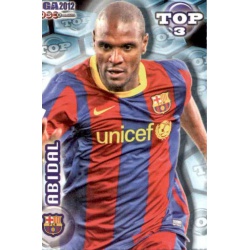 Abidal Top Azul Mate Barcelona 577 Las Fichas de la Liga 2012 Official Quiz Game Collection