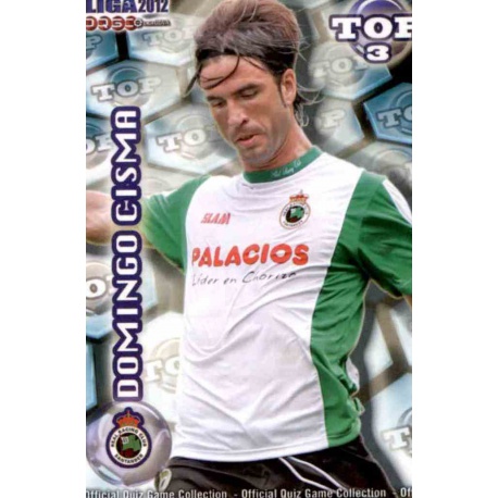 Domingo Cisma Top Azul Mate Racing 580 Las Fichas de la Liga 2012 Official Quiz Game Collection