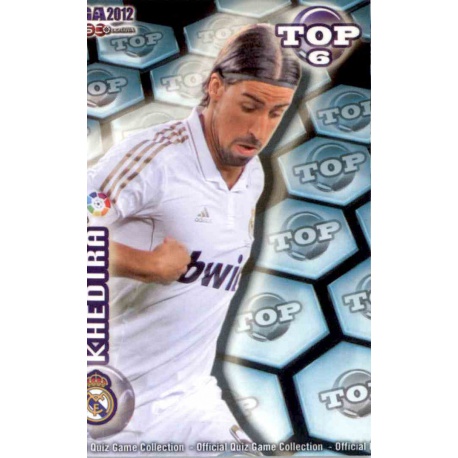 Khedira Top Azul Mate Real Madrid 587 Las Fichas de la Liga 2012 Official Quiz Game Collection