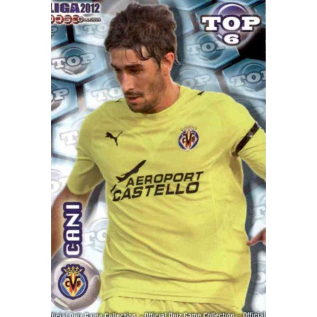 Cani Top Azul Mate Villarreal 589 Las Fichas de la Liga 2012 Official Quiz Game Collection