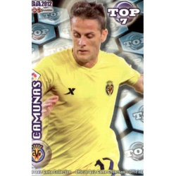 Camuñas Top Blue Mate Villarreal 597 Las Fichas de la Liga 2012 Official Quiz Game Collection