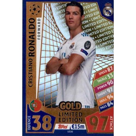 Cristiano Ronaldo Limited Edition Gold LE1G Cristiano Ronaldo