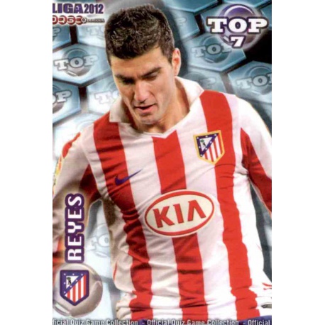 Reyes Top Azul Mate Atlético Madrid 599 Las Fichas de la Liga 2012 Official Quiz Game Collection