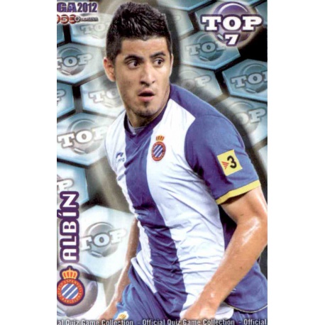 Albín Top Azul Mate Espanyol 600 Las Fichas de la Liga 2012 Official Quiz Game Collection
