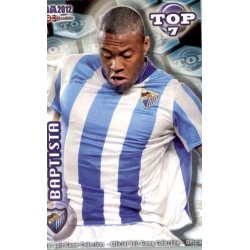 Baptista Top Blue Mate Málaga 601 Las Fichas de la Liga 2012 Official Quiz Game Collection