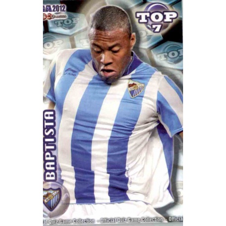 Baptista Top Azul Mate Málaga 601 Las Fichas de la Liga 2012 Official Quiz Game Collection