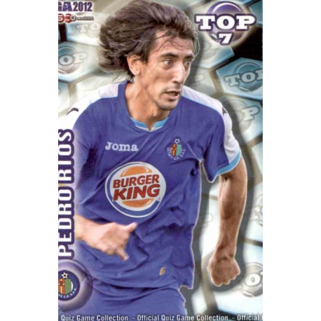 Pedro Rios Top Azul Mate Getafe 603 Las Fichas de la Liga 2012 Official Quiz Game Collection