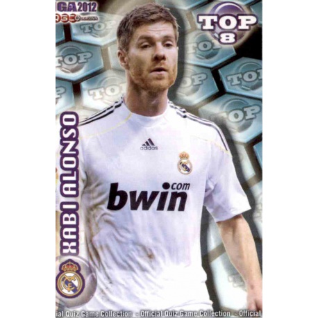 Xabi Alonso Top Azul Mate Real Madrid 605 Las Fichas de la Liga 2012 Official Quiz Game Collection