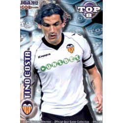Tino Costa Top Azul Mate Valencia 606 Las Fichas de la Liga 2012 Official Quiz Game Collection
