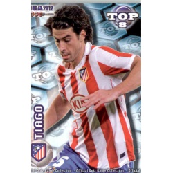 Tiago Top Blue Mate Atlético Madrid 609 Las Fichas de la Liga 2012 Official Quiz Game Collection