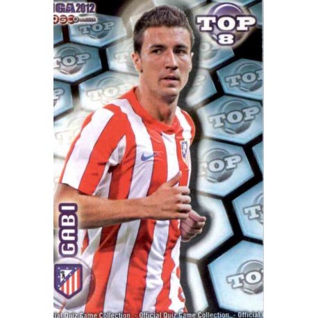 Gabi Top Azul Mate Atlético Madrid 611 Las Fichas de la Liga 2012 Official Quiz Game Collection