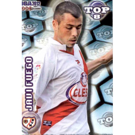 Javi Fuego Top Azul Mate Rayo Vallecano 612 Las Fichas de la Liga 2012 Official Quiz Game Collection