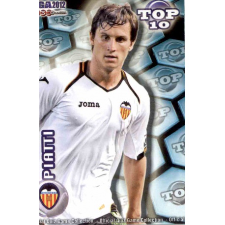 Piatti Top Azul Mate Valencia 615 Las Fichas de la Liga 2012 Official Quiz Game Collection