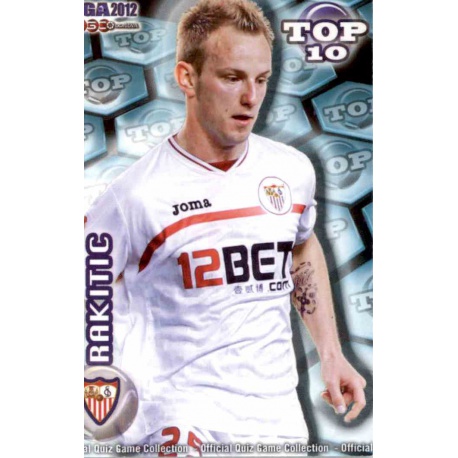 Rakitic Top Azul Mate Sevilla 616 Las Fichas de la Liga 2012 Official Quiz Game Collection