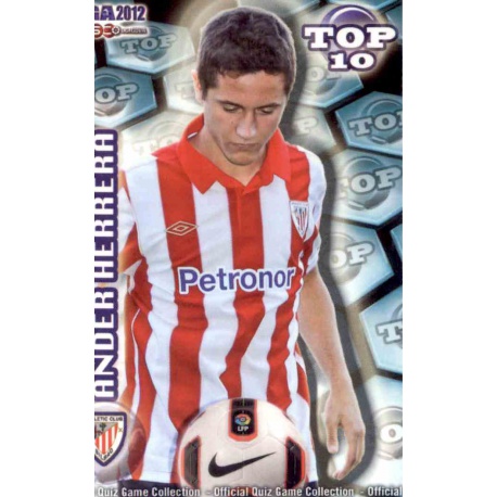Ander Herrera Top Azul Mate Athletic Club 617 Las Fichas de la Liga 2012 Official Quiz Game Collection